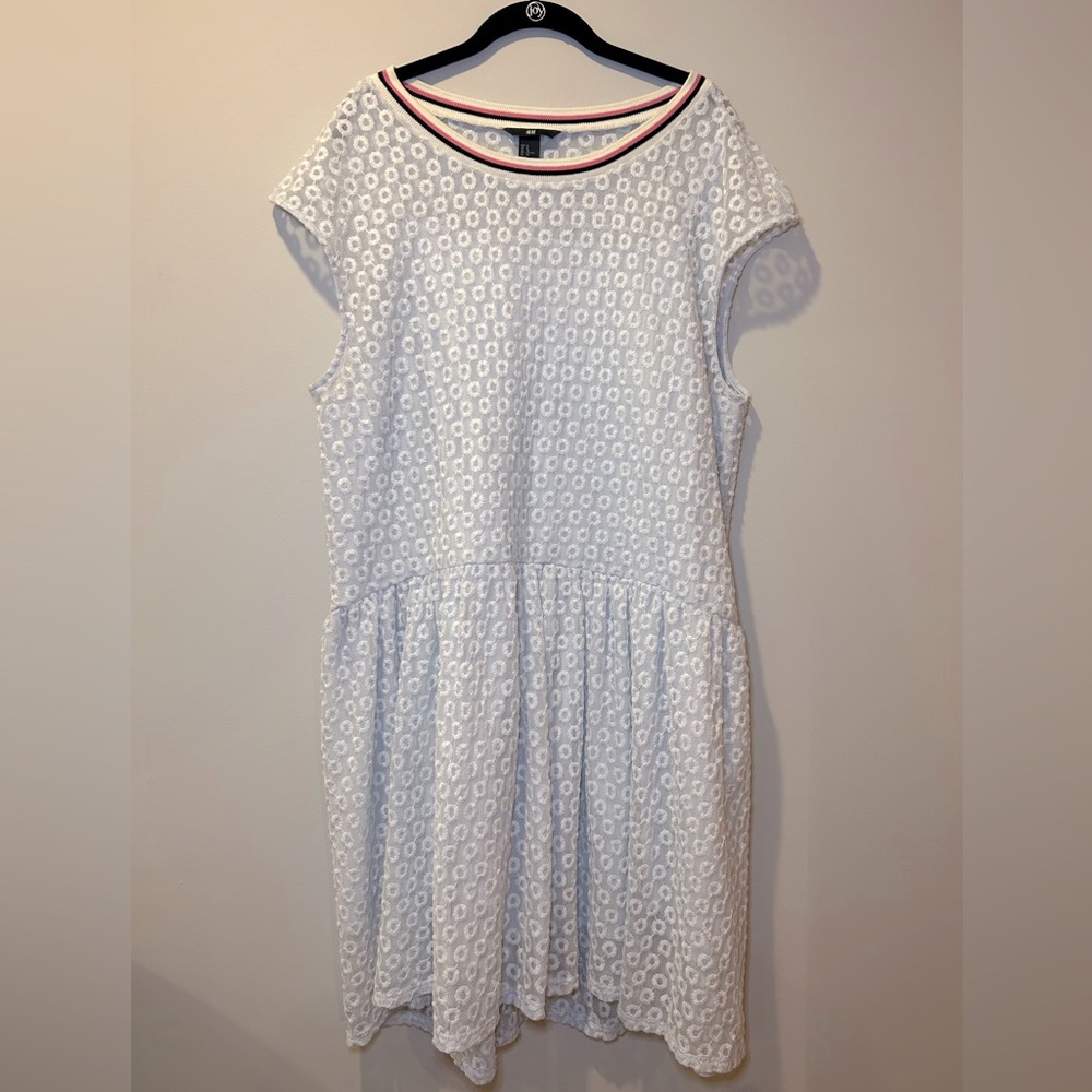 H&M Lace Tennis XL Dress Lined Spring Summer